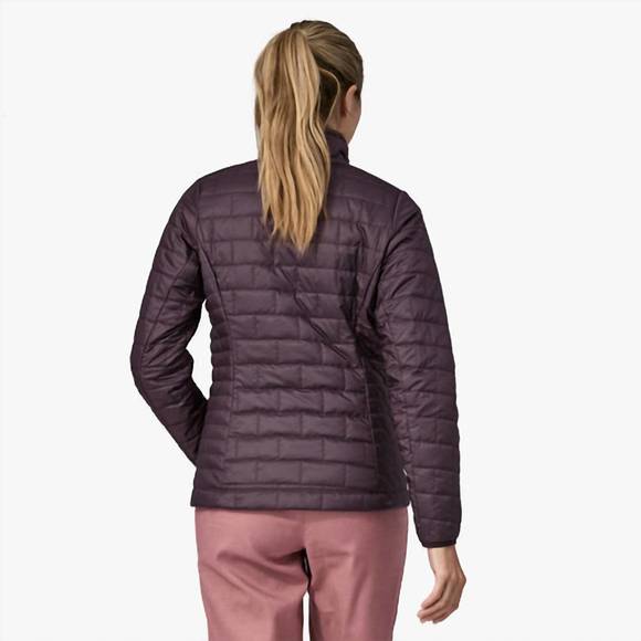 NEW PATAGONIA w nano puff jacket in obsidian plum - Picture 3 of 3